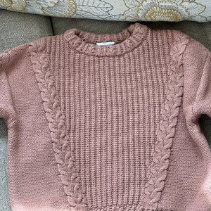 Zara children's (girl) size 4-5 mauve sweater